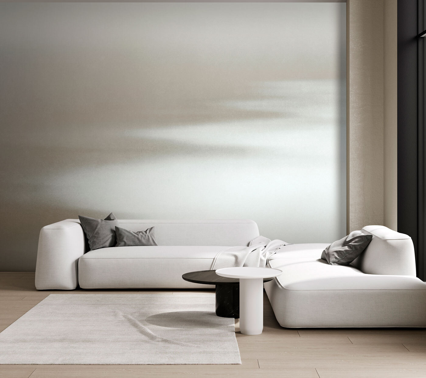 A white and grey background A white and grey background