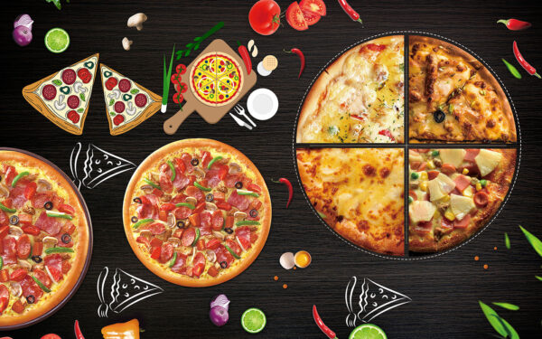 Pizze na stole Pizze na stole