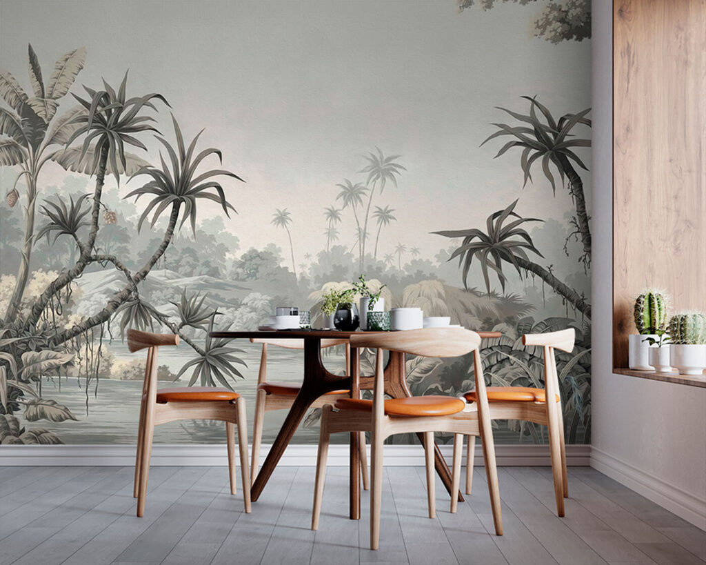 A wallpaper with a river and trees A wallpaper with a river and trees