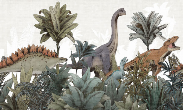 Skupina dinosaurov v džungli Skupina dinosaurov v džungli