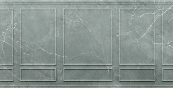 Grey stone wall with square designs