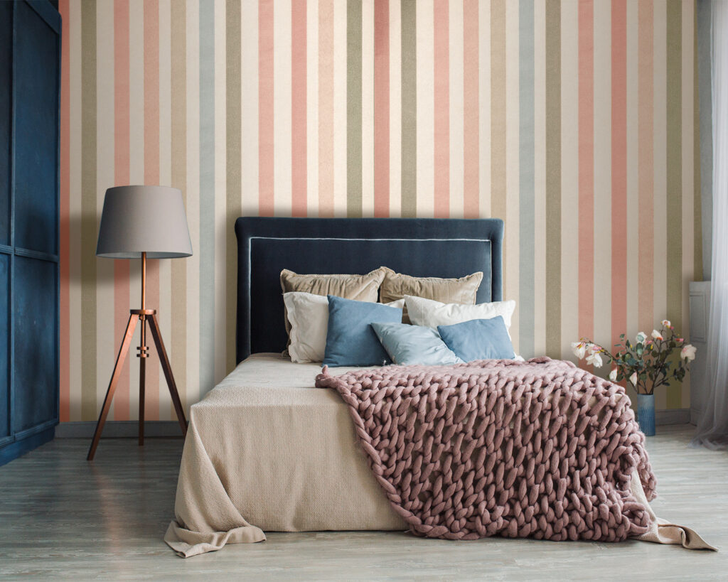 Soft pastel striped pattern design Soft pastel striped pattern design