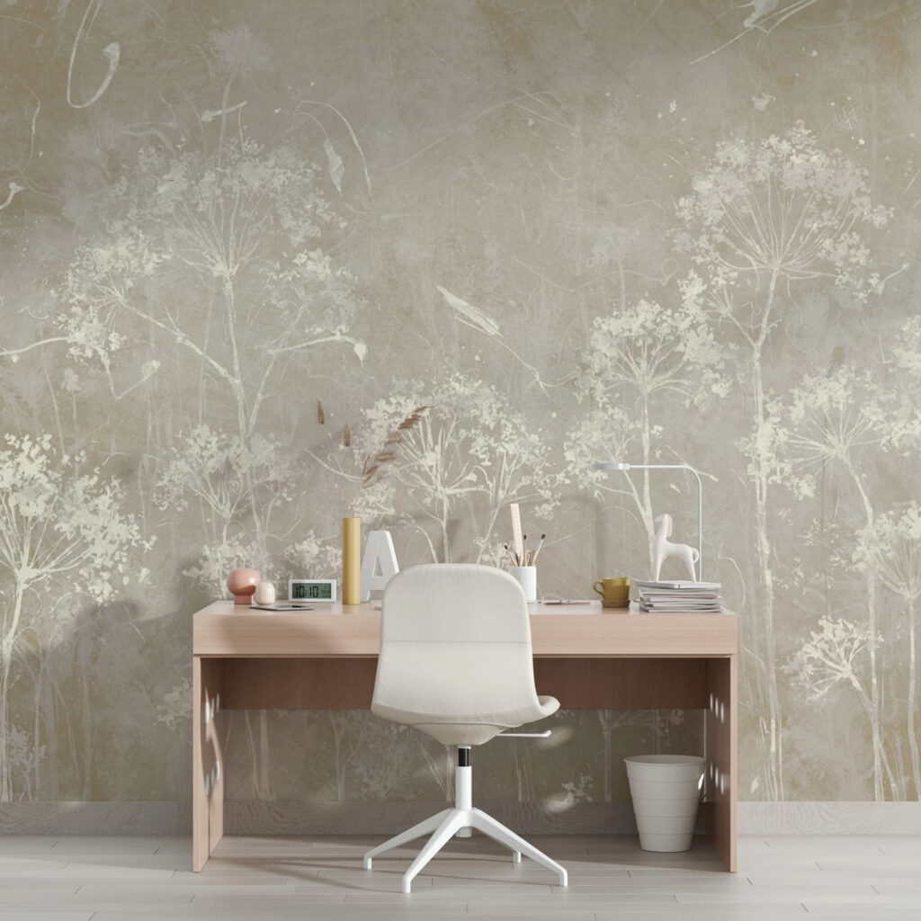 A white flowers on a gray background A white flowers on a gray background