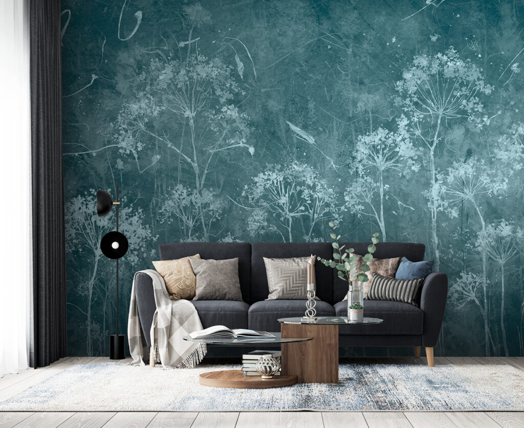 Artistic floral design on textured background Artistic floral design on textured background