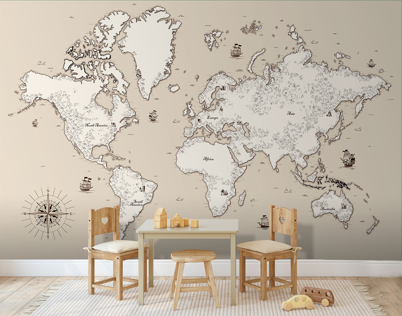 Map of the world Map of the world