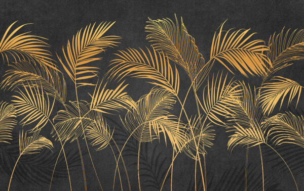 Group of palm leaves