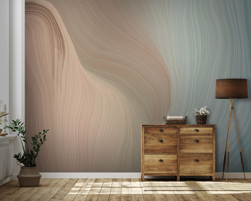 Soft waves of subtle color blends