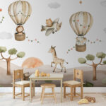 Fototapety Skupina zvierat v púšti