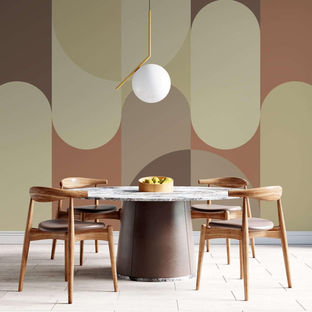 Pattern of circles and lines Pattern of circles and lines