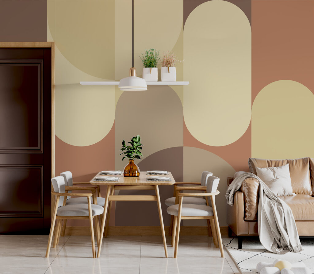 Pattern of circles and lines Pattern of circles and lines