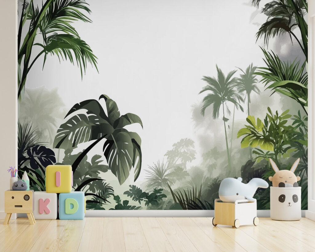 Group of trees and plants