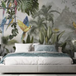 Fototapety Skupina vtákov v lese