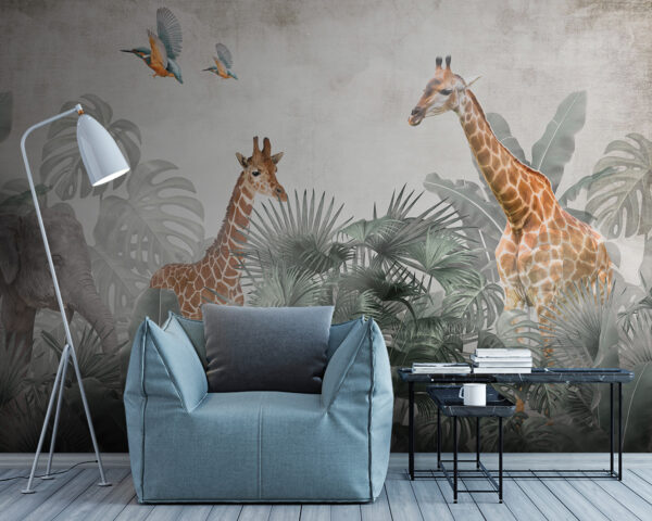 Fototapety Skupina žiráf v lese (Katalógové číslo: u95271) Fototapety Fototapety Skupina žiráf v lese (Katalógové číslo: u95271)