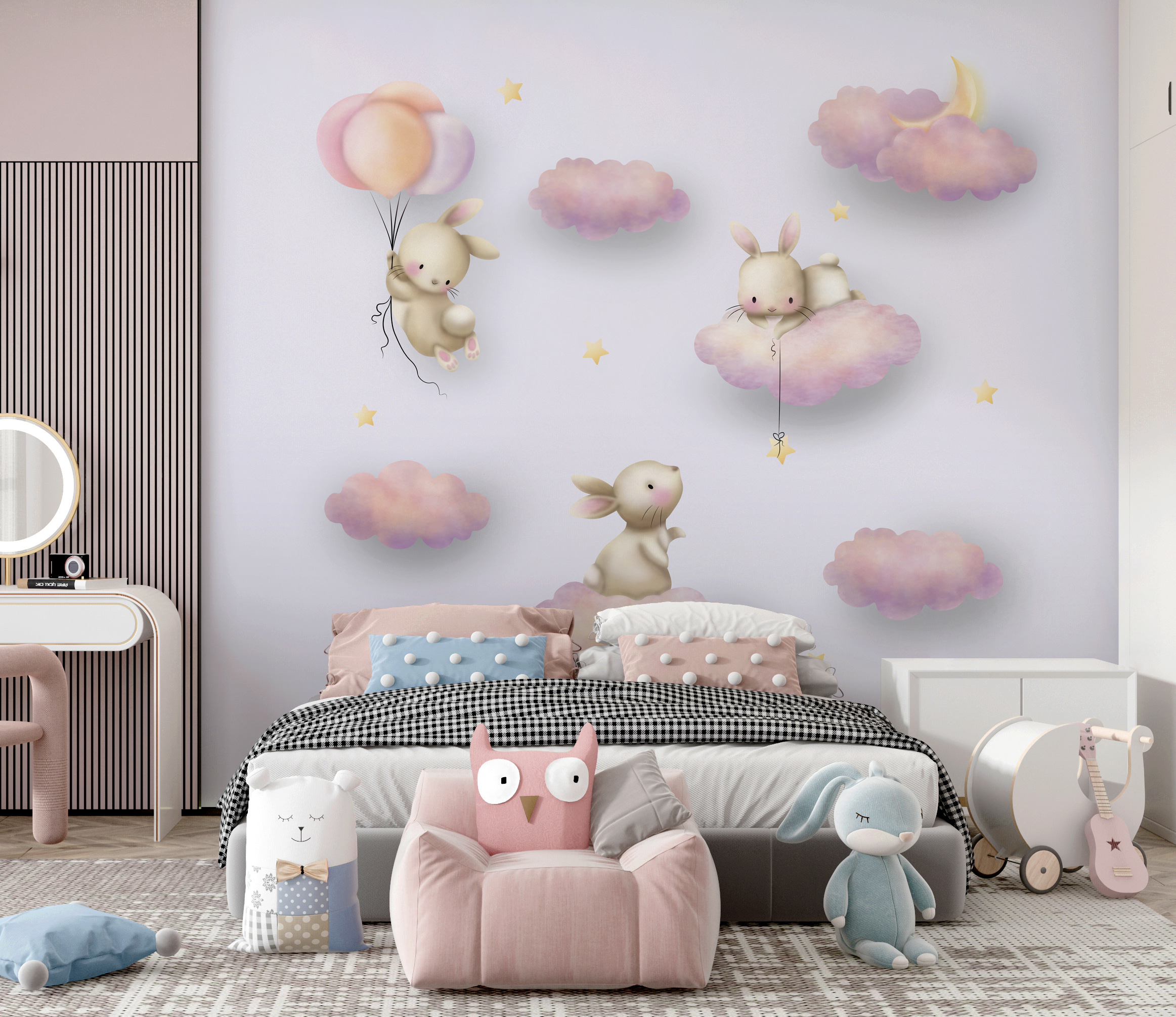 u94823pir1m - Skupina králikov na oblakoch - tegory