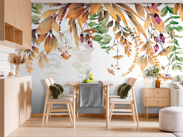 Botanická elegancia na bielom pozadí. Botanická elegancia na bielom pozadí.
