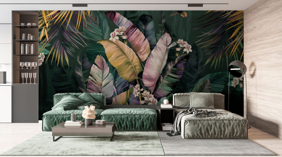 Fototapety Maľba tropickej rastliny - Image 3