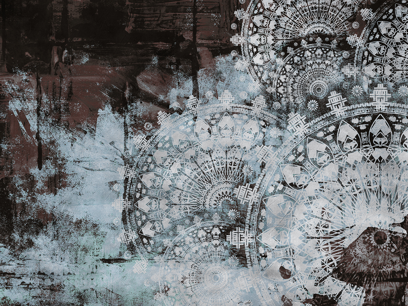 Abstract patterns in muted colors Abstract patterns in muted colors