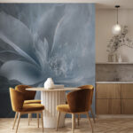 Fototapety Biely kvet s kvetom na ňom