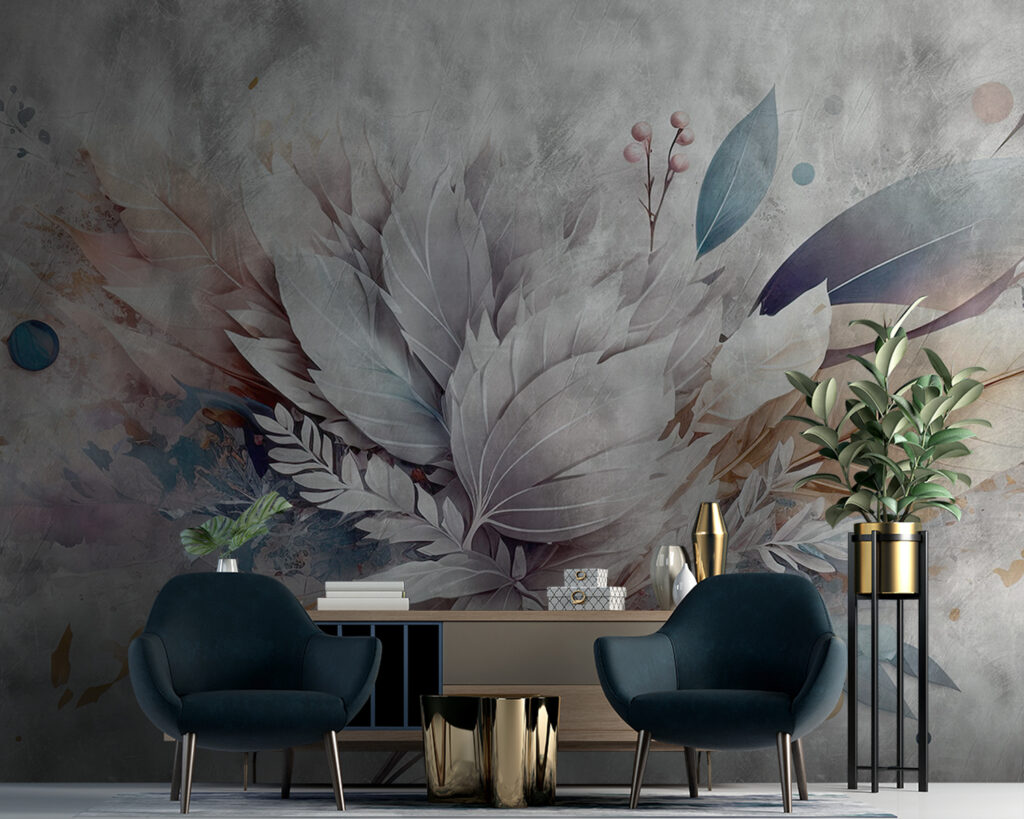 Elegant foliage in soft colors