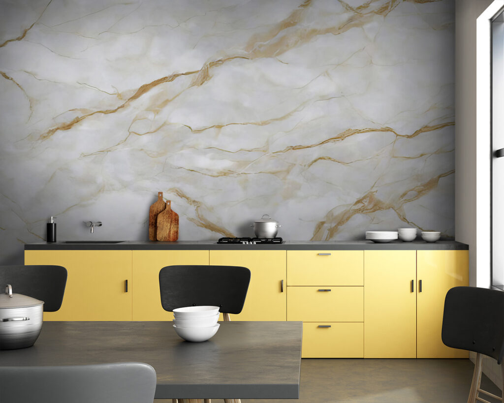Sleek marble with elegant veins Sleek marble with elegant veins