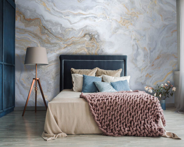 Elegant swirls of soft colors