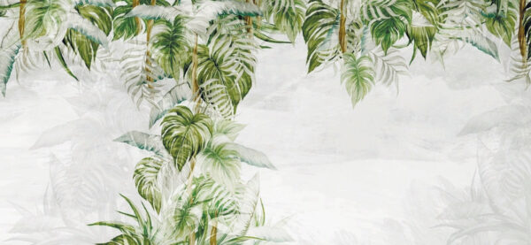 Maľba tropickej rastliny Maľba tropickej rastliny