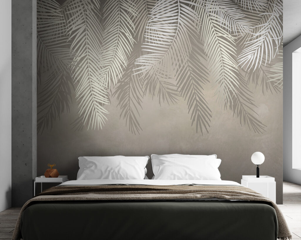 White leaves on a gray background White leaves on a gray background