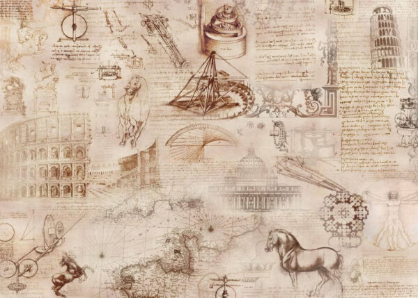 Historické ilustrácie a náčrty koláže. Historické ilustrácie a náčrty koláže.