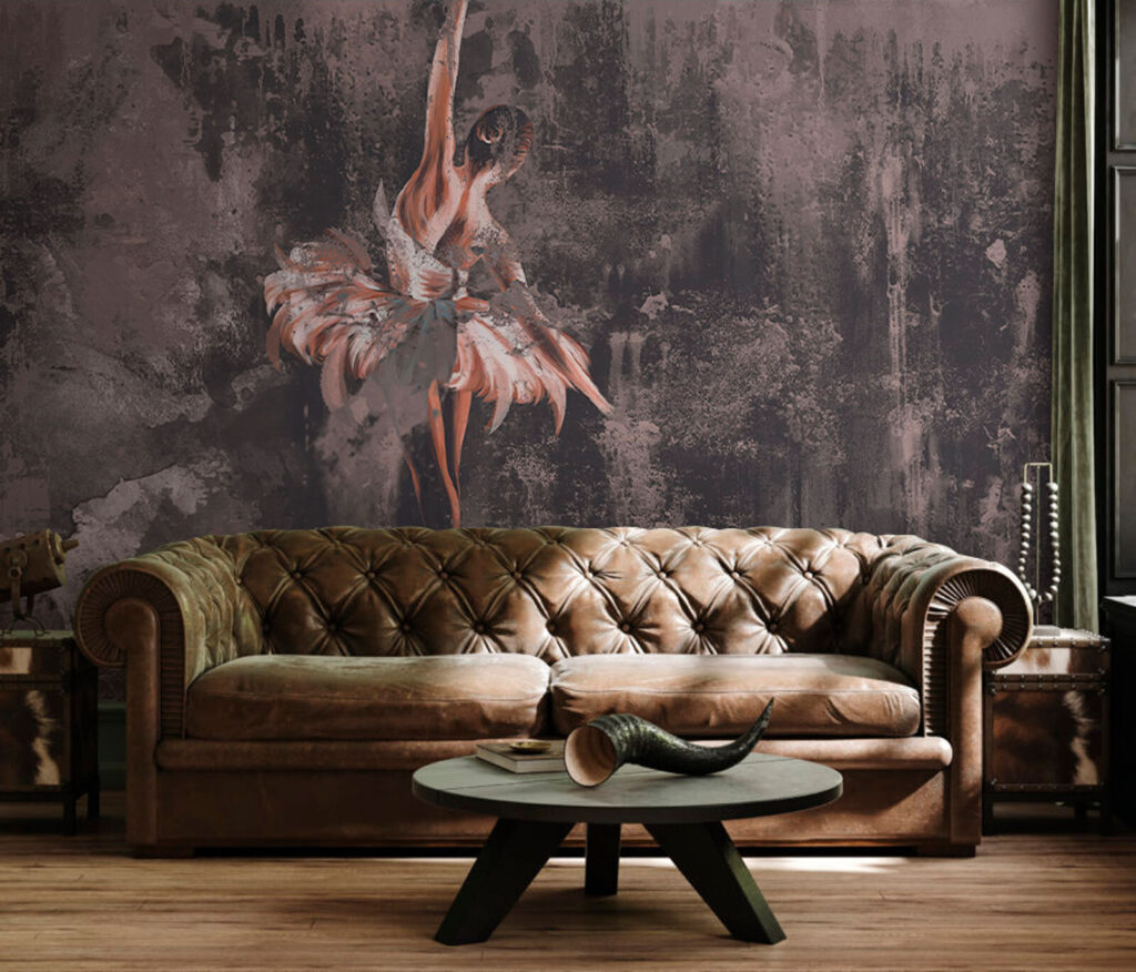 Painting of a woman dancing Painting of a woman dancing