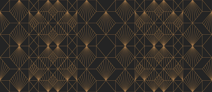 Elegantný kovový geometrický vzor