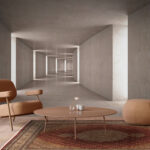 Fototapety Dlhá chodba s prenikajúcim svetlom