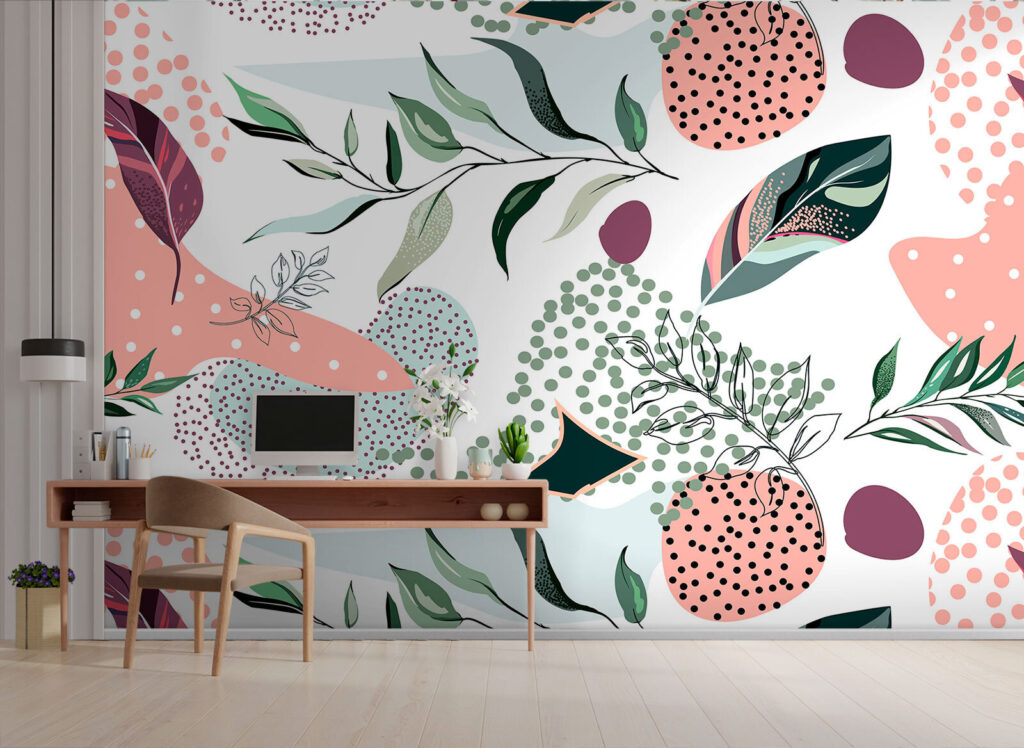 Pattern of leaves and fruits Pattern of leaves and fruits