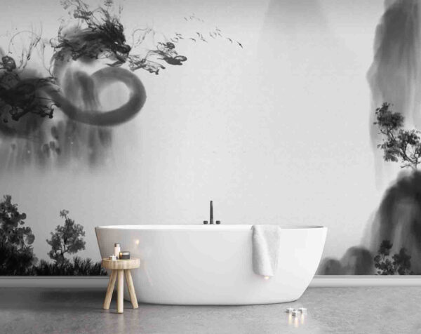 Fototapety Čiernobiely obrázok draka (Katalógové číslo: u72980) Fototapety Fototapety Čiernobiely obrázok draka (Katalógové číslo: u72980)