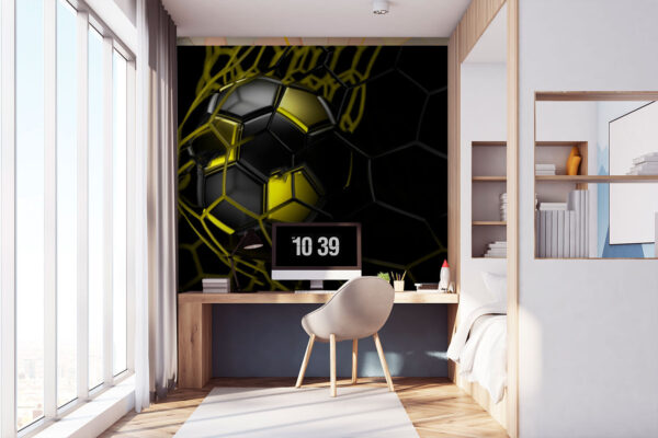 Futbalová lopta v sieti Futbalová lopta v sieti