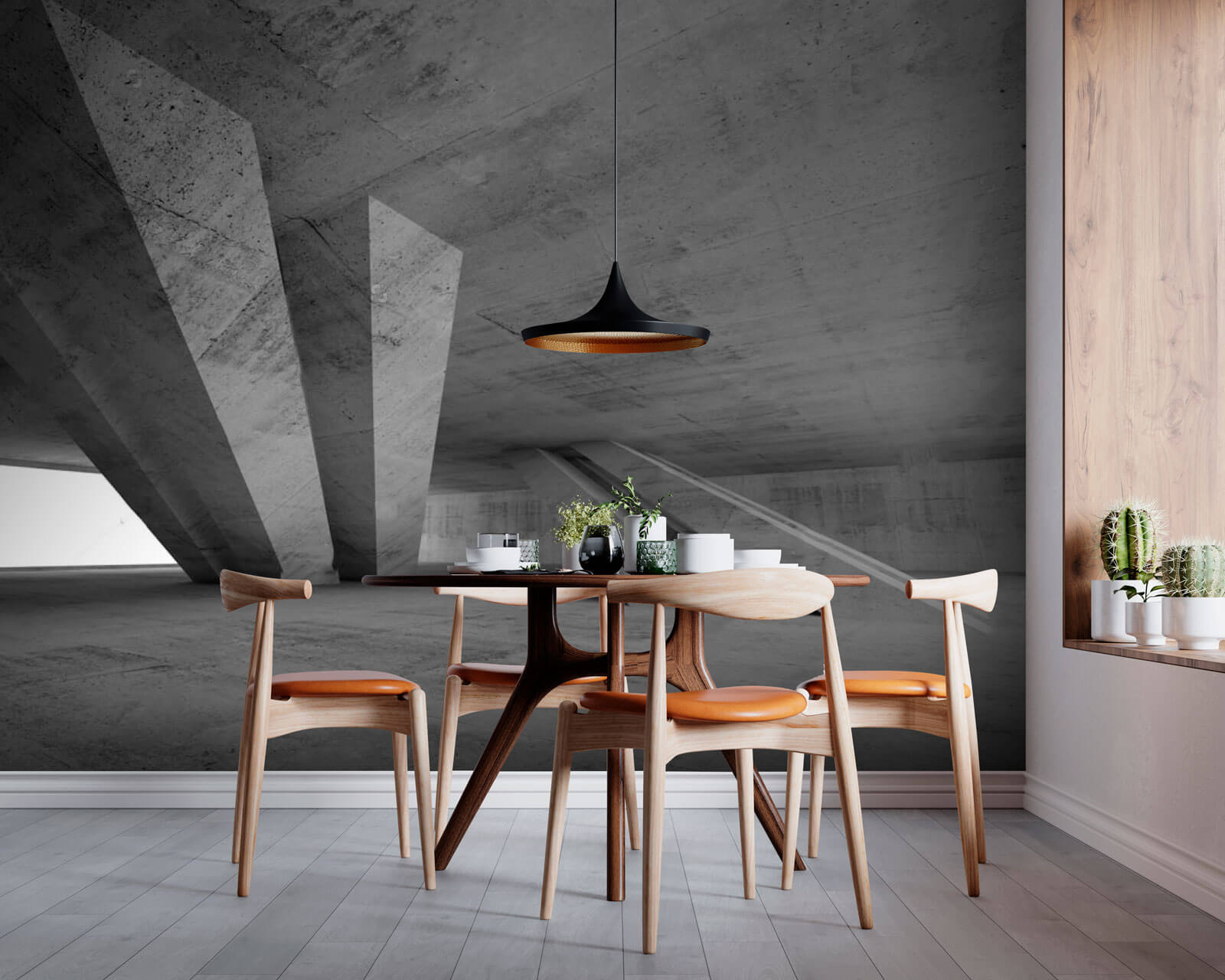 Betónová miestnosť so stĺpmi u72303pig1m - Betónová miestnosť so stĺpmi - tegory