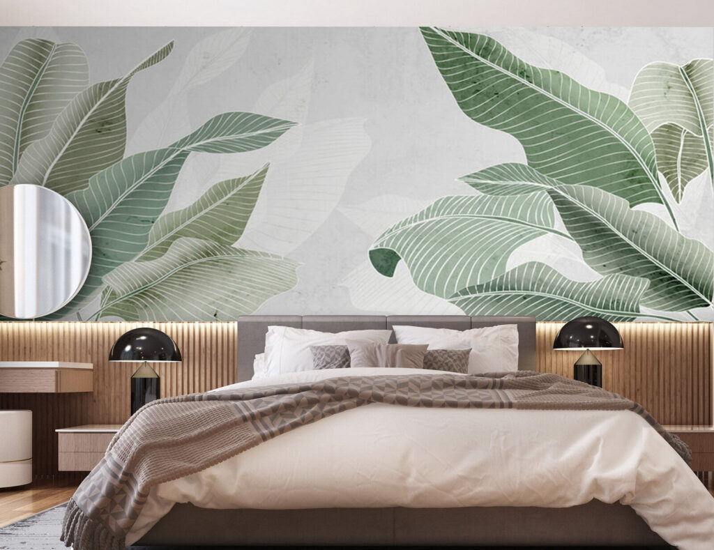 Soft greens and calming textures Soft greens and calming textures