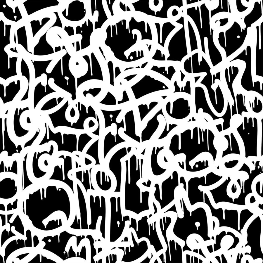 Čiernobiele graffiti Čiernobiele graffiti