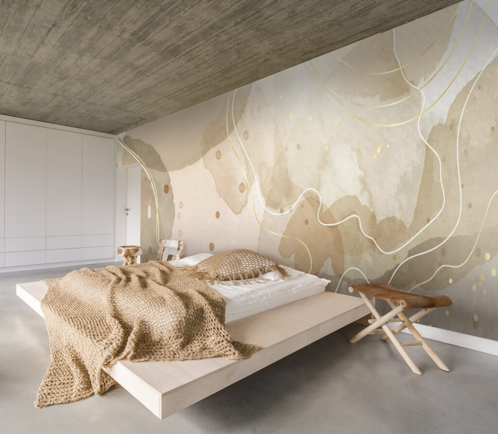 Warm abstract tones and gentle lines Warm abstract tones and gentle lines