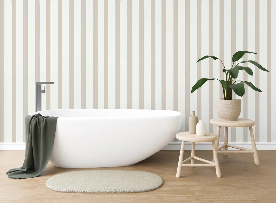 Štýlové vertikálne línie v jemných tónoch u71659pit1m - Štýlové vertikálne línie v jemných tónoch - tegory