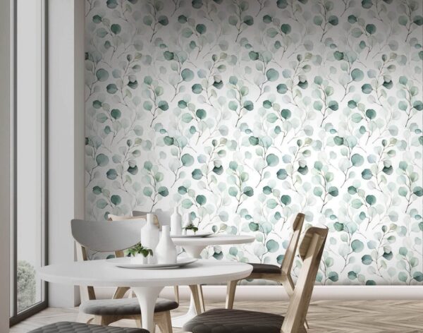 Pattern of green leaves Pattern of green leaves