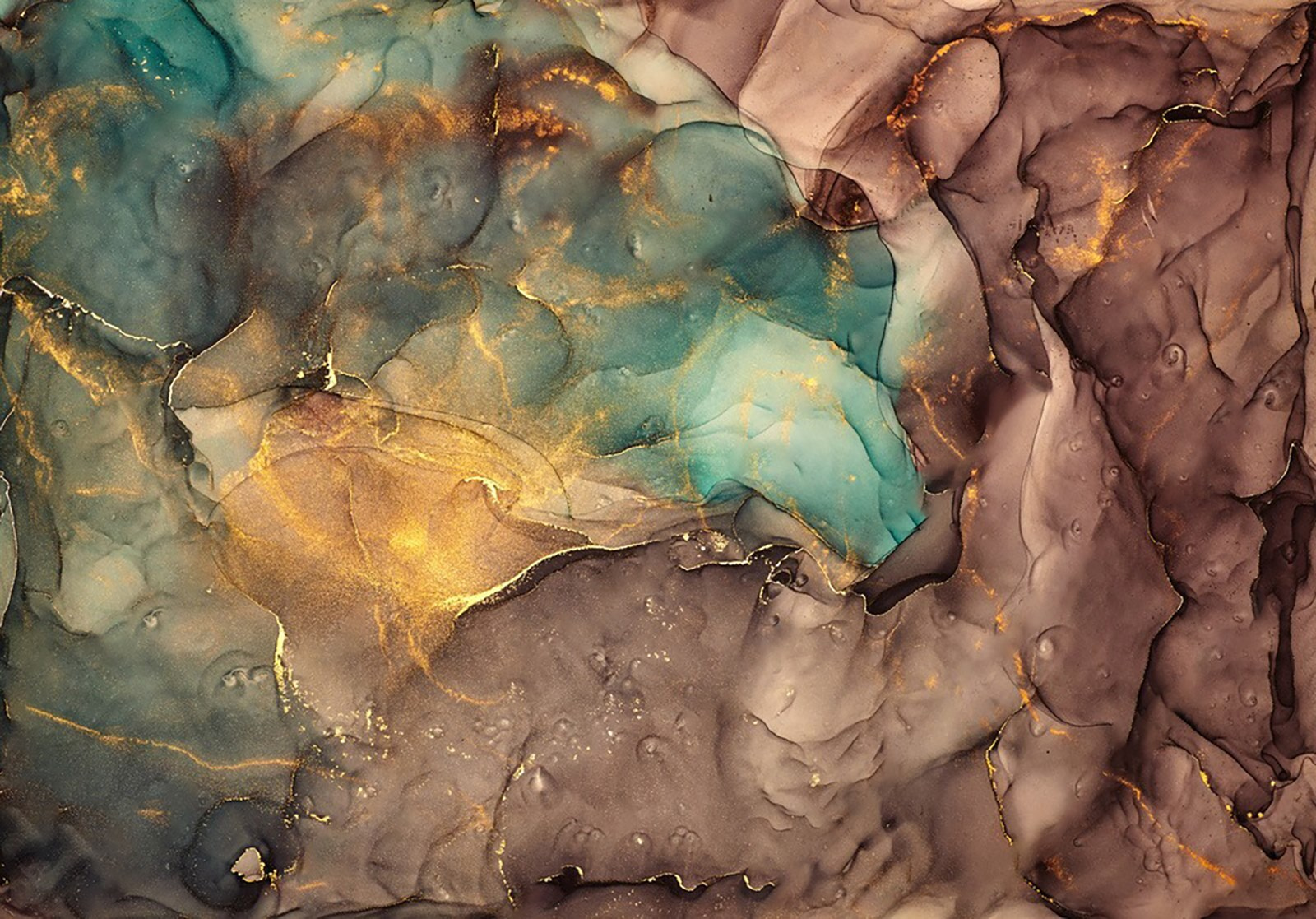 Abstract flow of vibrant colors