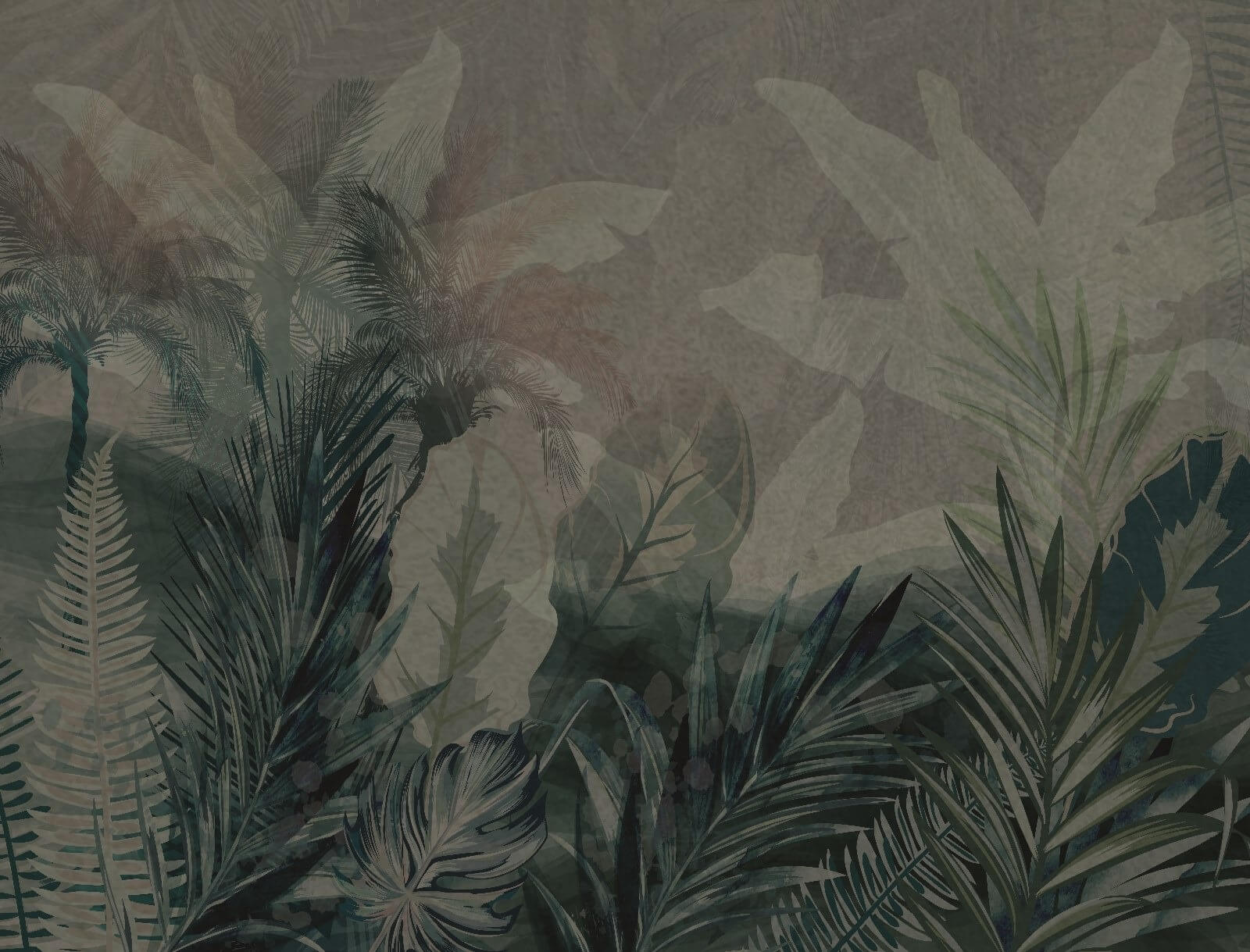 u71423p - Skupina listov na sivom pozadí - tegory