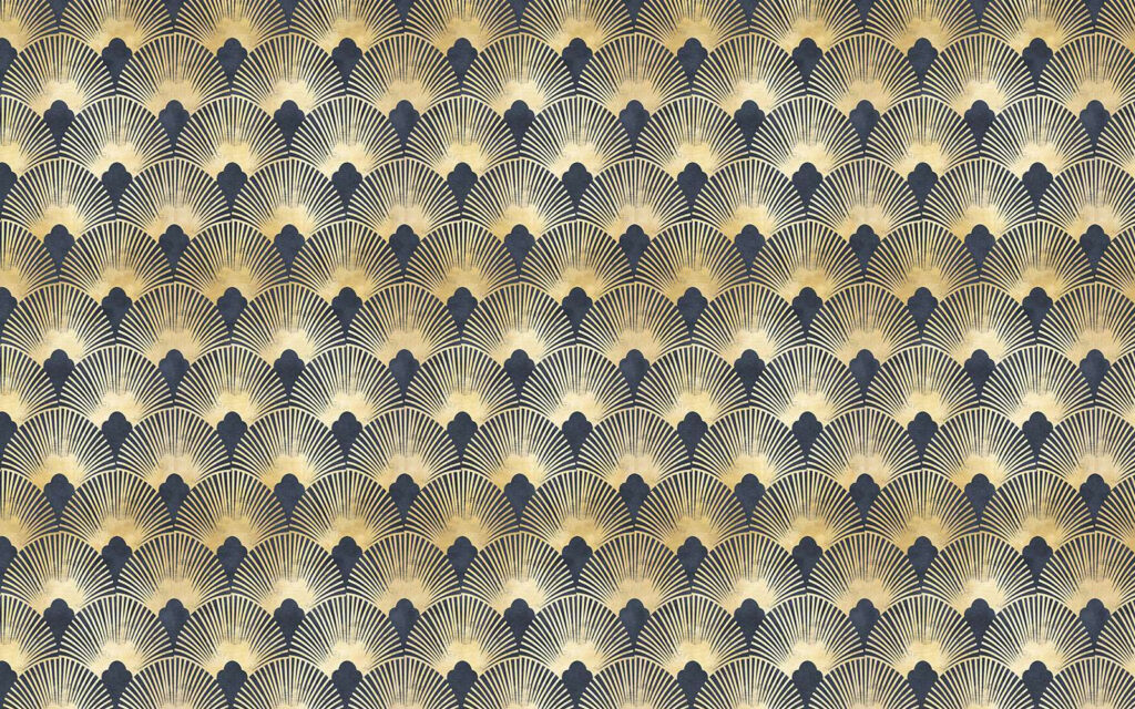 Elegantný symetrický vzor v štýle art deco. Elegantný symetrický vzor v štýle art deco.