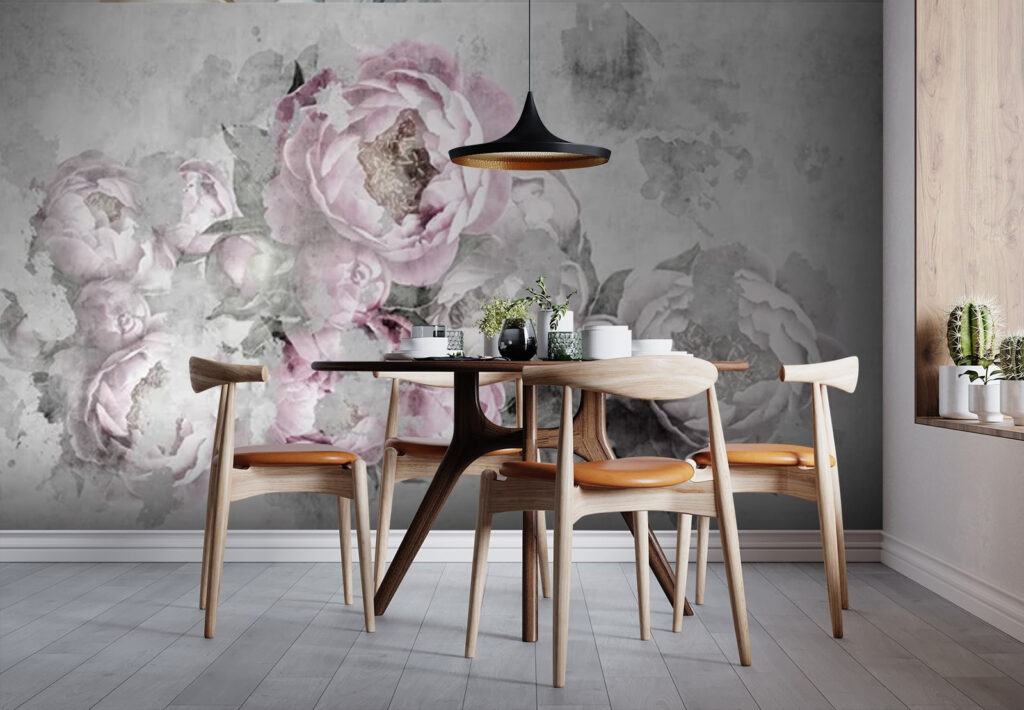 Group of pink flowers