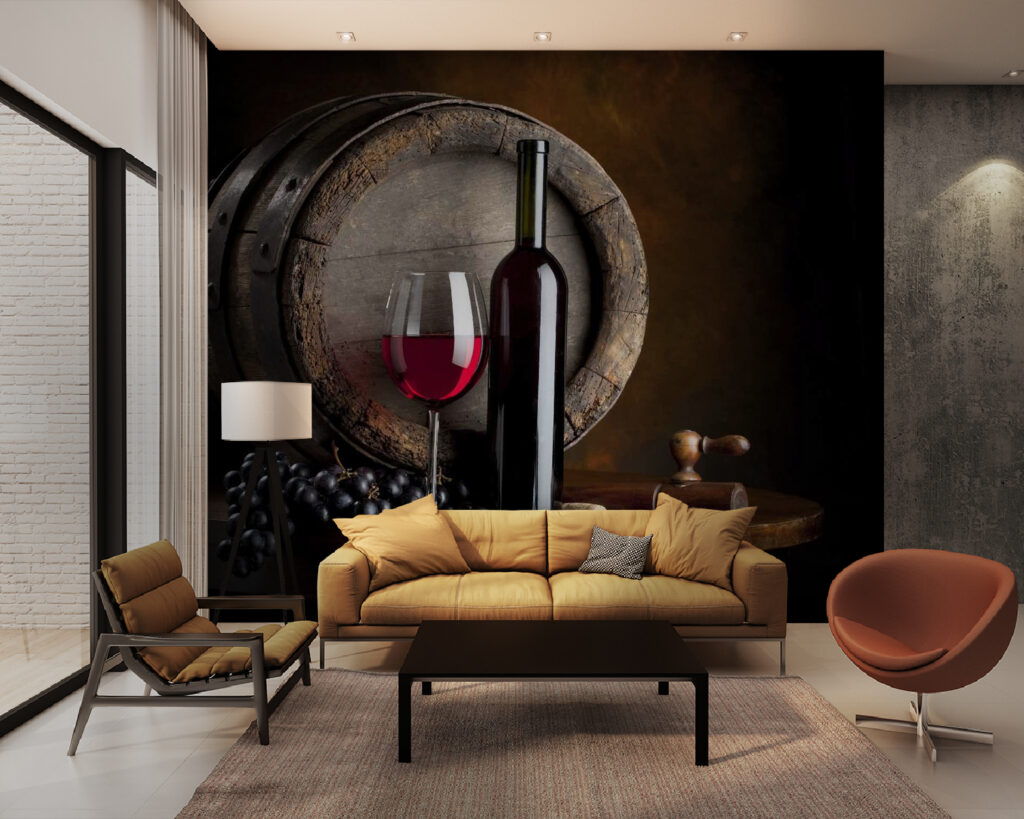 Fľaša vína a pohár na stole u65206pig28 1024x819 - Fľaša vína a pohár na stole - tegory