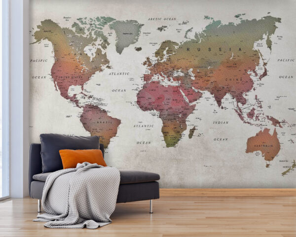 Mapa sveta Fototapety Mapa sveta