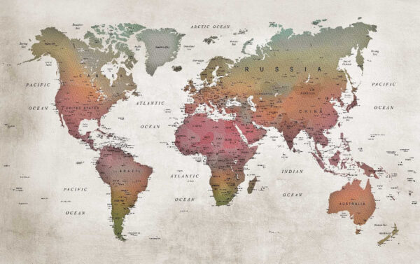 Map of the world Map of the world