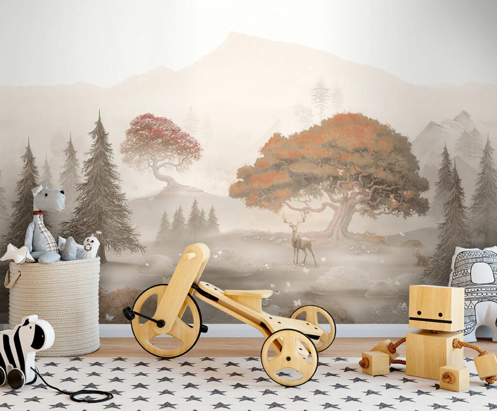 Maľba lesa so stromami a horami u62117pir2 1024x847 - Maľba lesa so stromami a horami - tegory