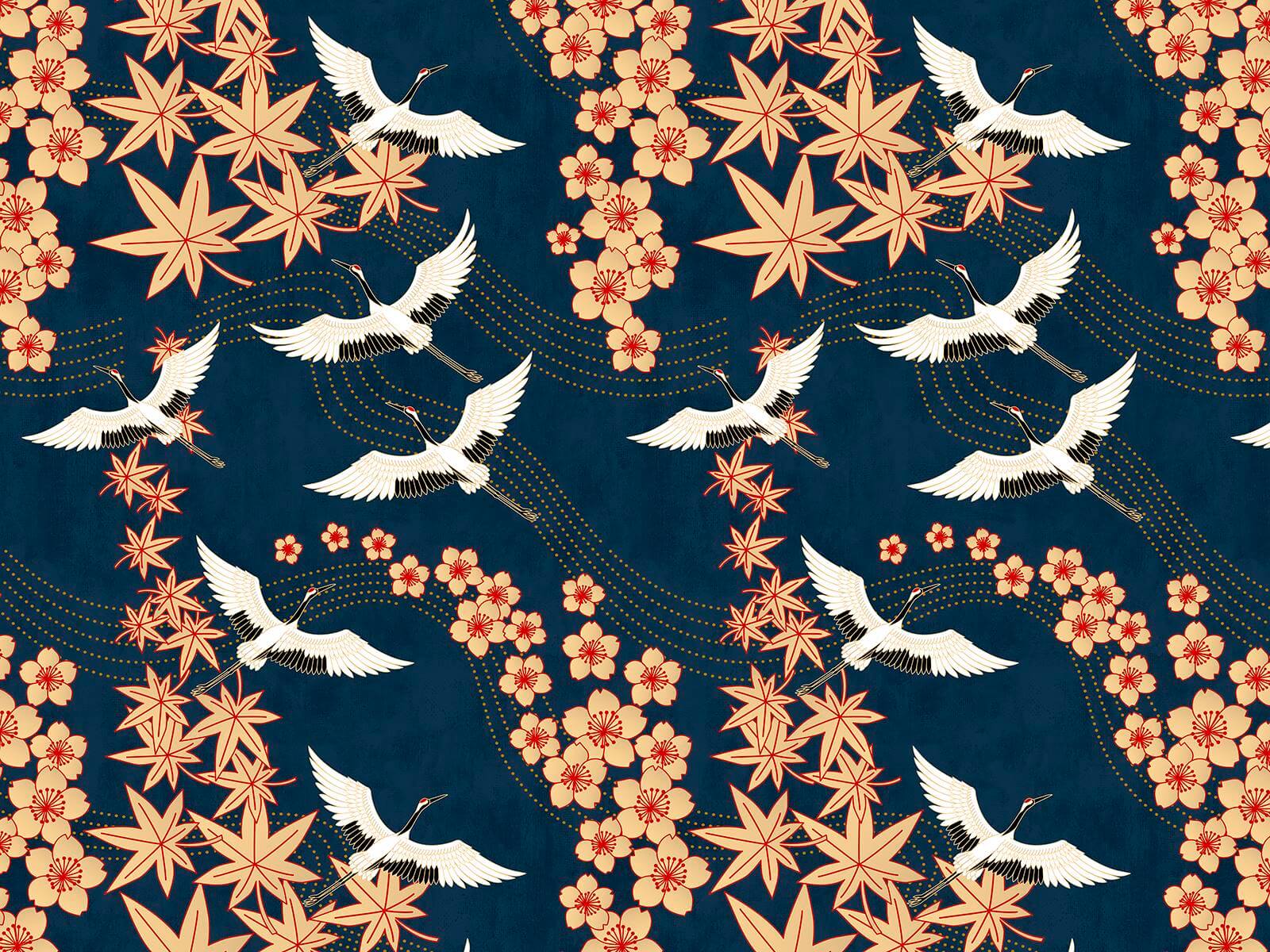 u59517p - Vzor kvetov a vtákov - tegory