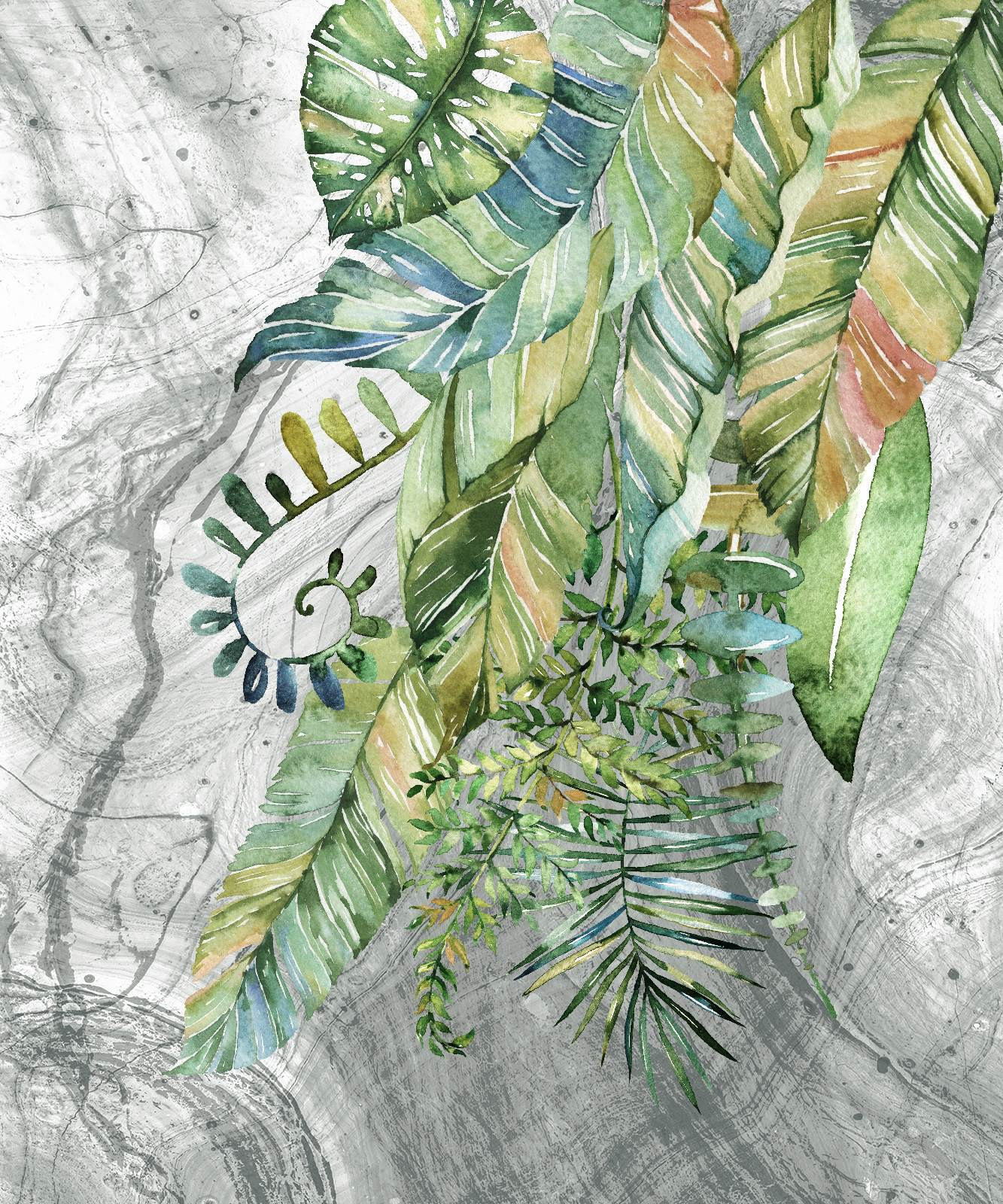 u59347p - Maľba listov na mramorovanom povrchu - tegory